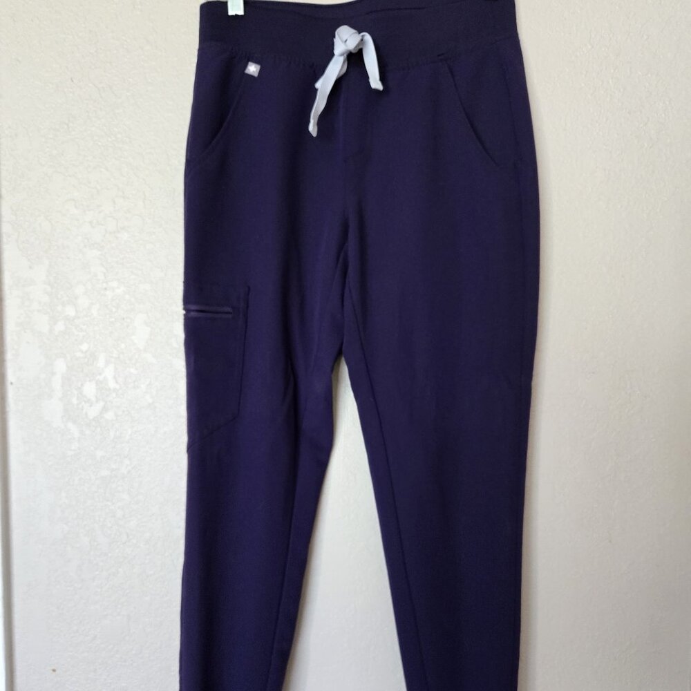 Figs XS Zamora Jogger Purple Jam Scrub Pants